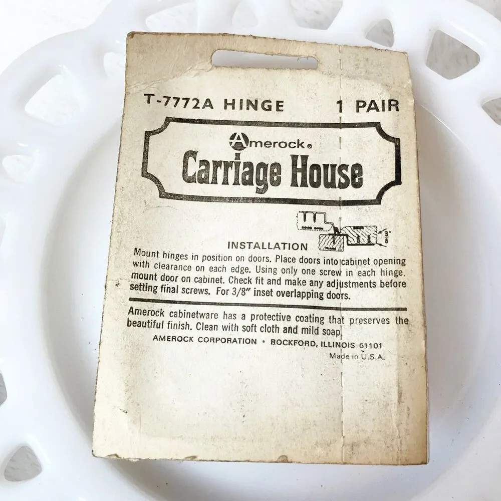 carriage house T-7772a hinge vintage